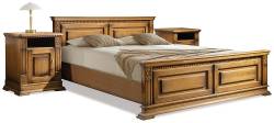 Кровать двойная Верди Люкс с высоким изножьем