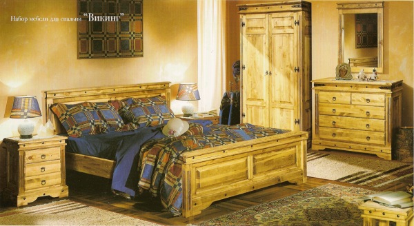 Фотография 2 - Набор мебели для спальни Викинг